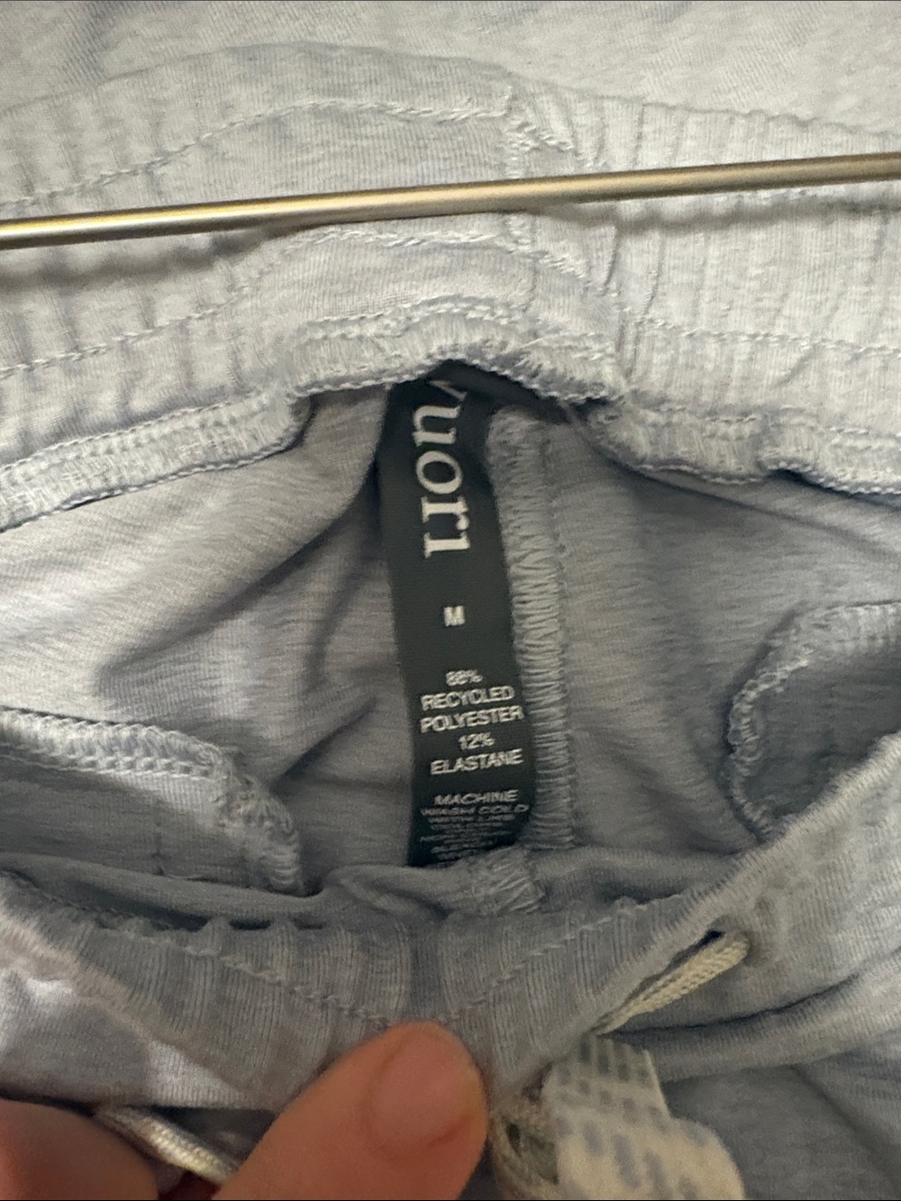 Vuori Light Gray Men's Jogger Sweatpants with Zipper Pocket - Picture 4 of 4
